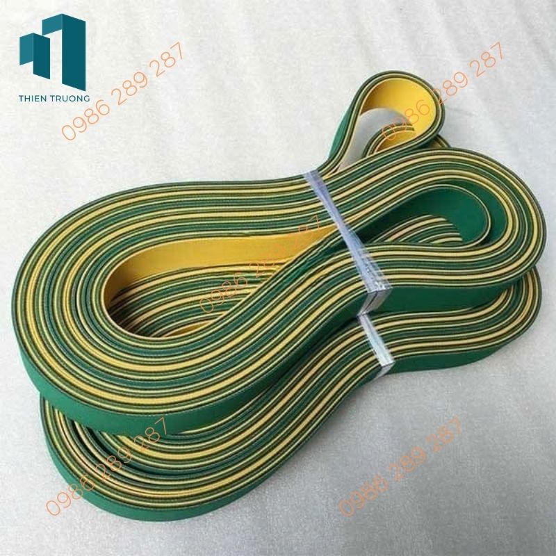 Dây Đai Dẹt Xanh Vàng 1mm